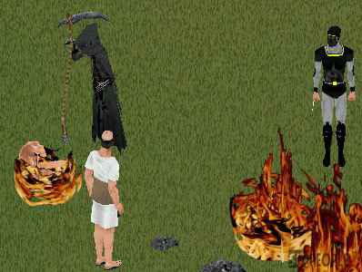 生まれたてのヒナのような裸の焼死体